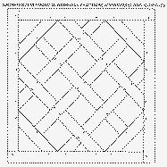 dessin d'un parquet de Versailles